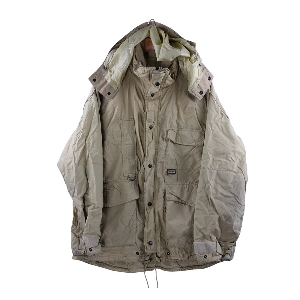 Remington Outdoor Clothing Men's‎ Tan Hooded Insulated Jacket Size L